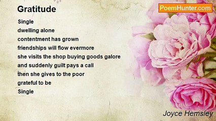 Joyce Hemsley - Gratitude