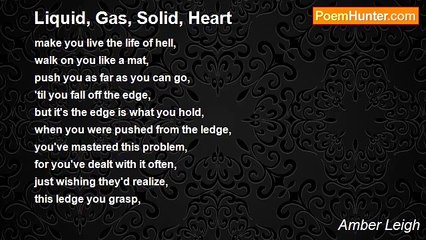 Amber Leigh - Liquid, Gas, Solid, Heart