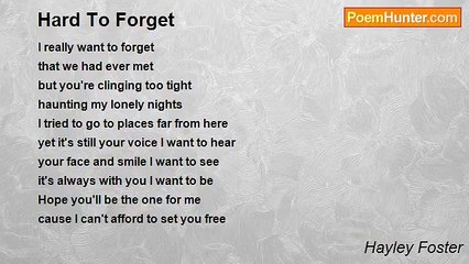 Hayley Foster - Hard To Forget