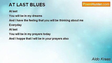 Aldo Kraas - AT LAST BLUES