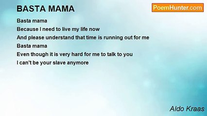 Aldo Kraas - BASTA MAMA
