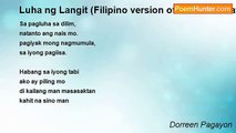Dorreen Pagayon - Luha ng Langit (Filipino version of Tears of Heaven)