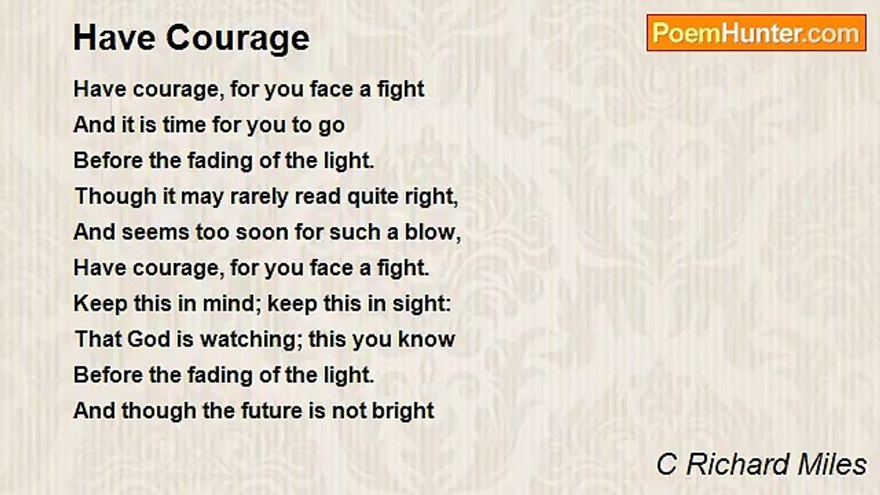 C Richard Miles - Have Courage
