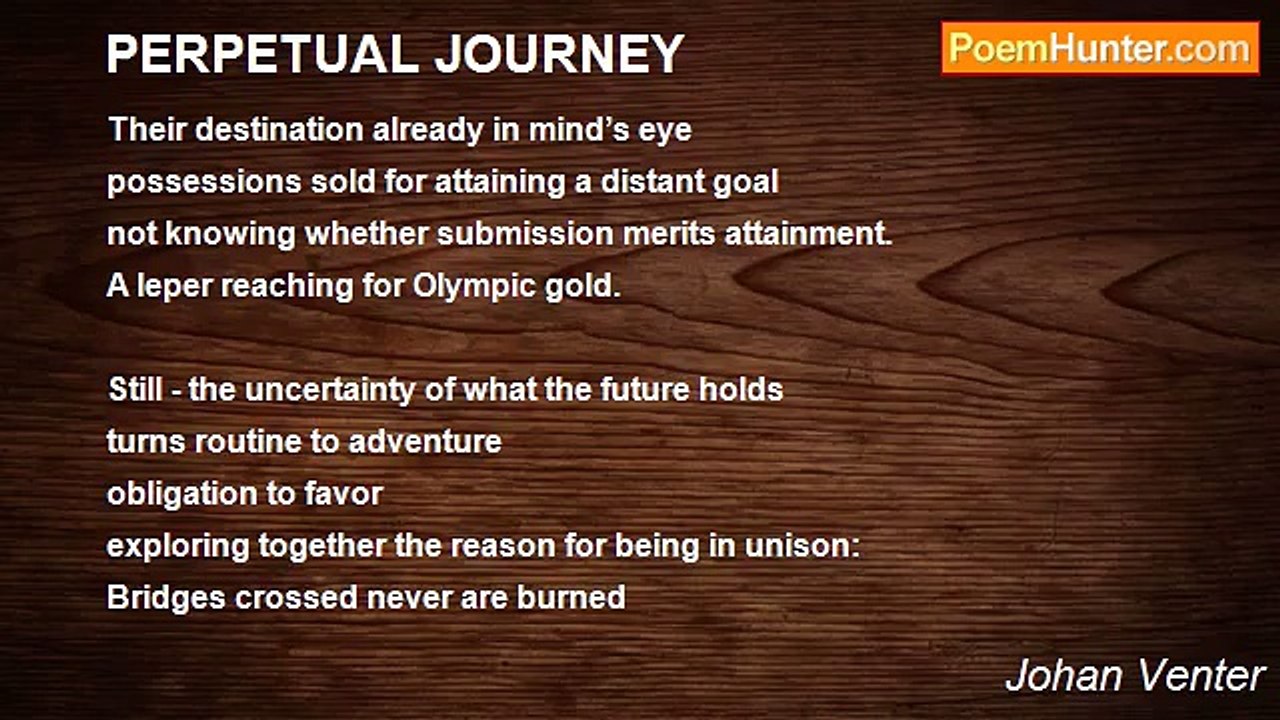 Johan Venter - PERPETUAL JOURNEY
