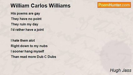 Hugh Jass - William Carlos Williams