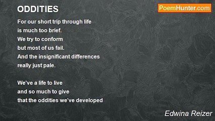 Edwina Reizer - ODDITIES