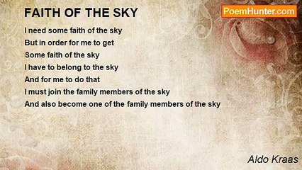 Aldo Kraas - FAITH OF THE SKY
