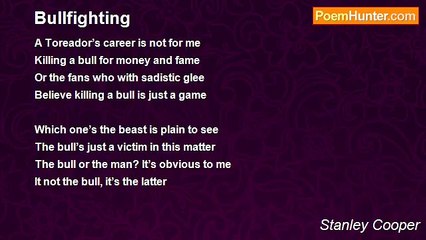 Stanley Cooper - Bullfighting