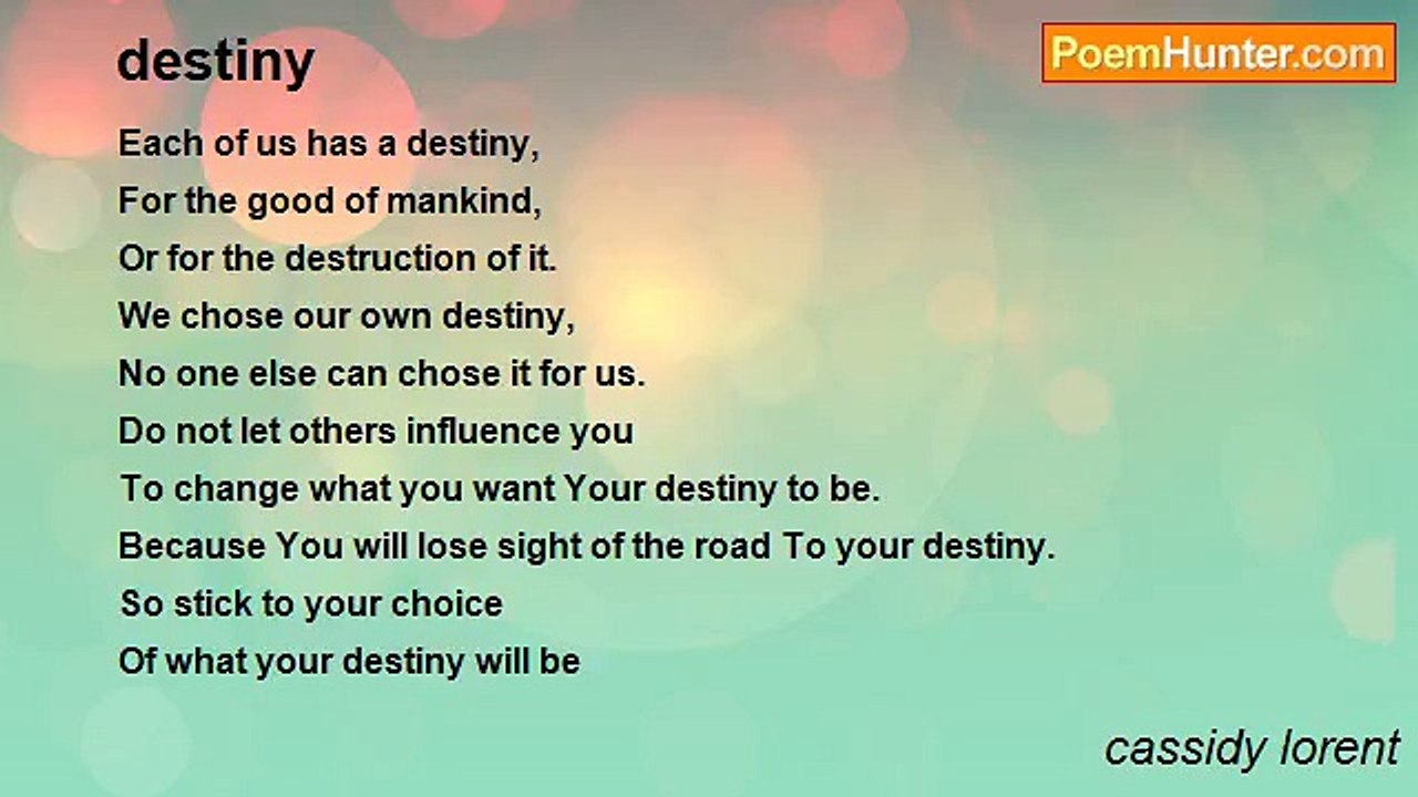 cassidy lorent - destiny