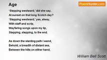 William Bell Scott - Age