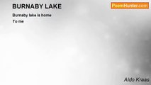Aldo Kraas - BURNABY LAKE