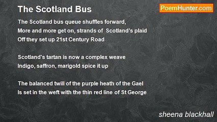 sheena blackhall - The Scotland Bus