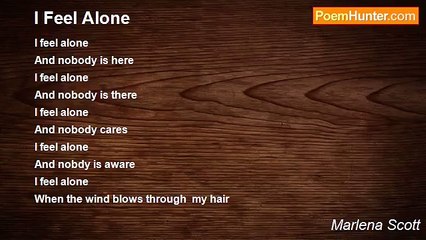 Marlena Scott - I Feel Alone