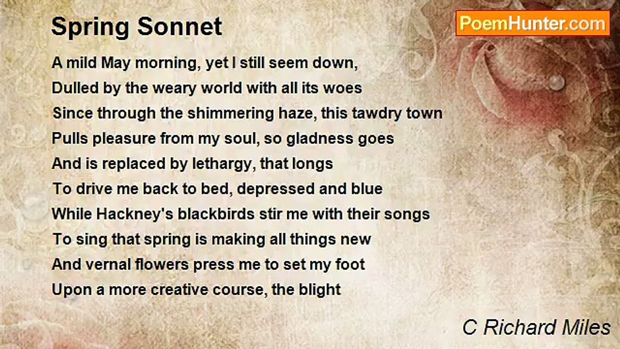 C Richard Miles - Spring Sonnet