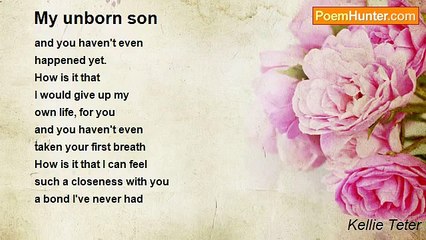 Kellie Teter - My unborn son