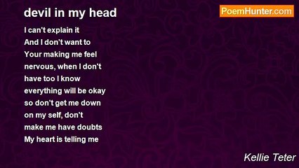 Kellie Teter - devil in my head