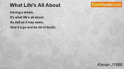 Kieran J1996 - What Life's All About