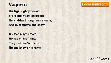 Juan Olivarez - Vaquero