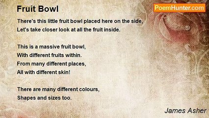 James Asher - Fruit Bowl