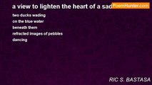 RIC S. BASTASA - a view to lighten the heart of a sad woman