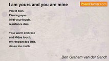Ben Graham van der Sandt - I am yours and you are mine