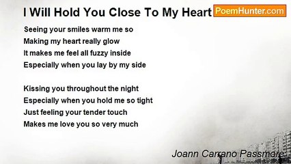 Joann Carrano Passmore - I Will Hold You Close To My Heart