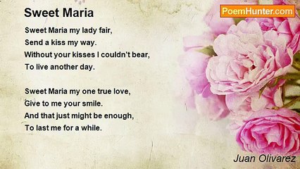 Juan Olivarez - Sweet Maria