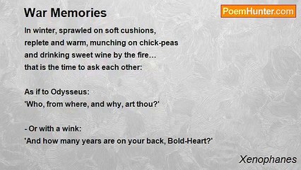 Xenophanes - War Memories