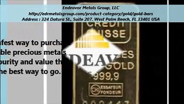 Endeavor Metals Group, LLC Buy Gold Bars