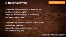 Marcus Mosiah Garvey - A National Hymn