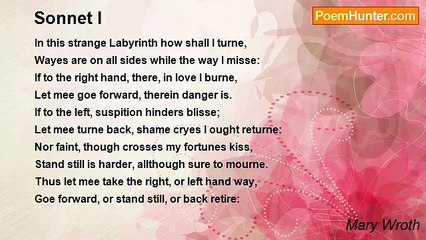 Mary Wroth - Sonnet I