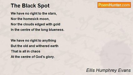 Ellis Humphrey Evans - The Black Spot
