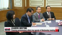President Park urges swift passage of reform bills and next year's budget