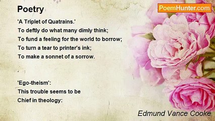 Edmund Vance Cooke - Poetry