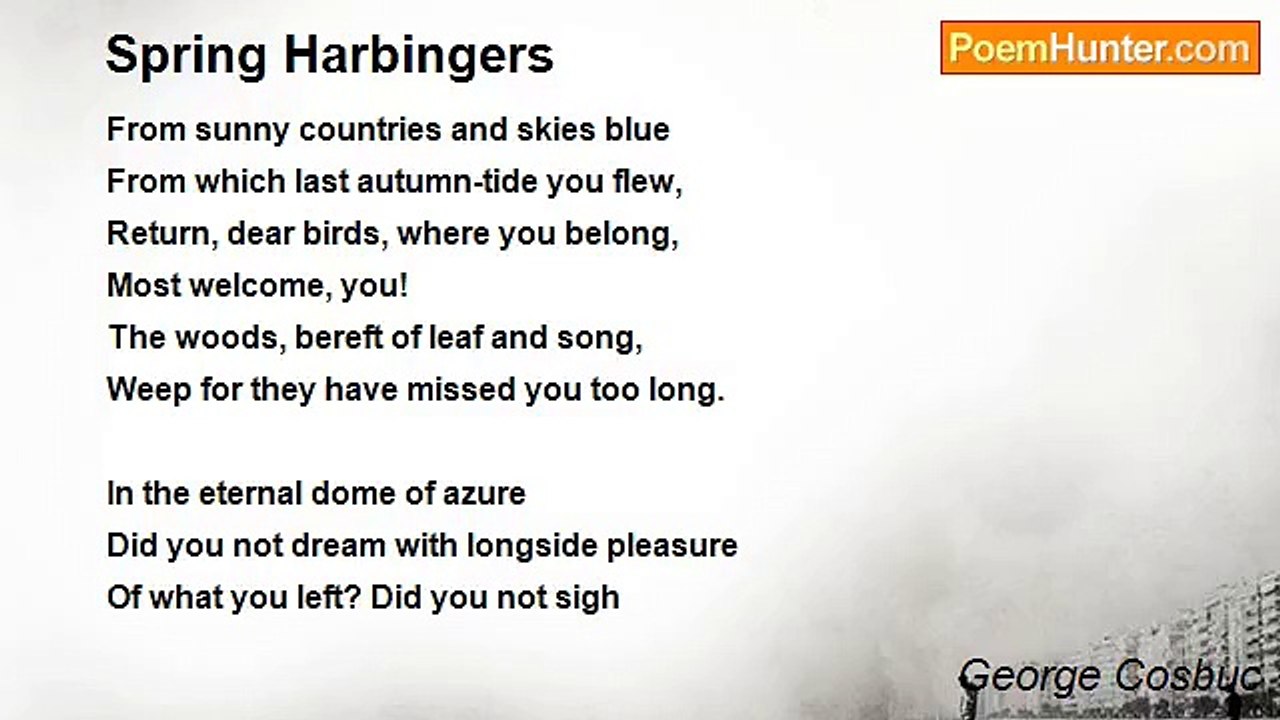 George Cosbuc - Spring Harbingers
