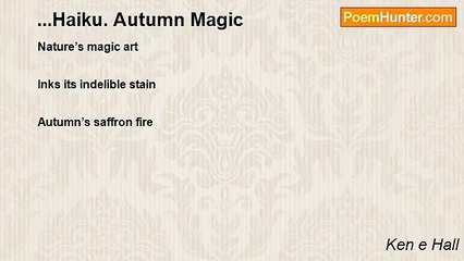 Ken e Hall - ...Haiku. Autumn Magic