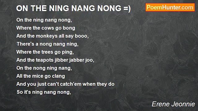 Erene Jeonnie - ON THE NING NANG NONG =)