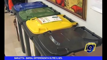 BARLETTA | Barsa, differenziata oltre il 60%