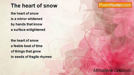 Miroslava Odalovic - The heart of snow