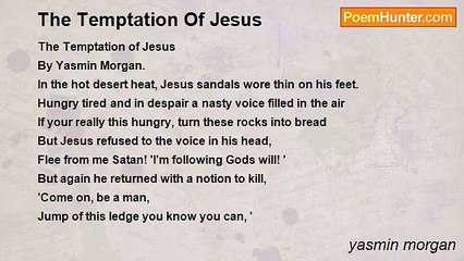 yasmin morgan - The Temptation Of Jesus