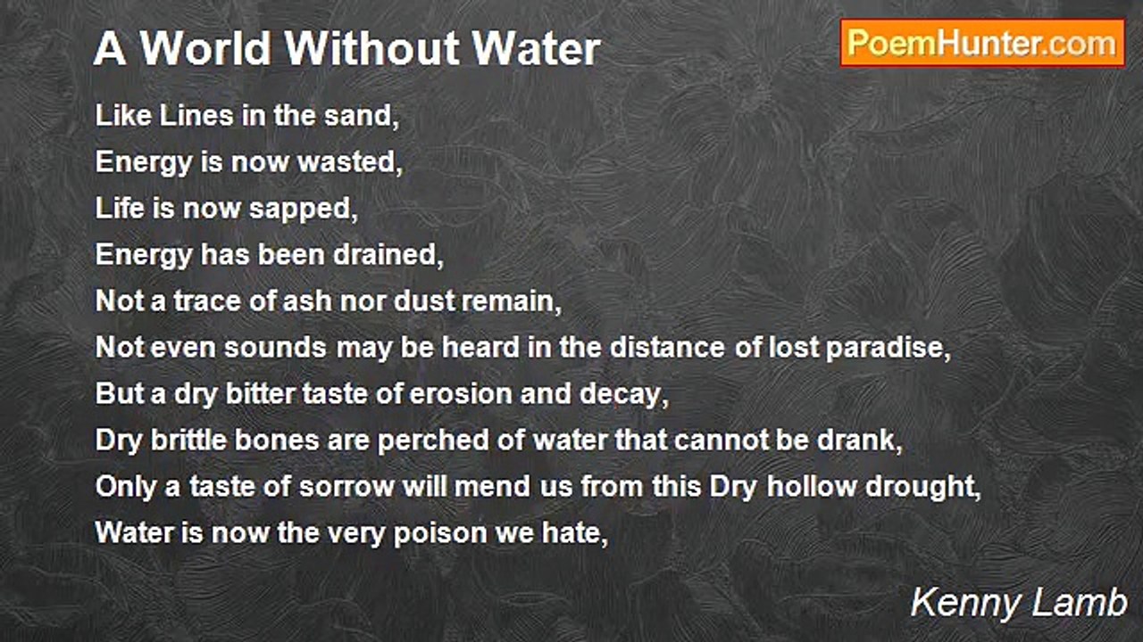 Kenny Lamb - A World Without Water