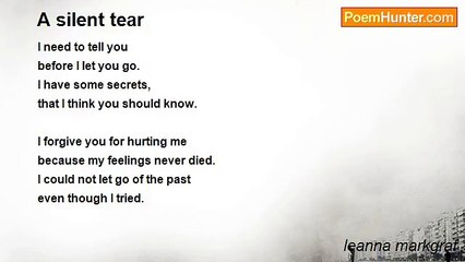 leanna markgraf - A silent tear
