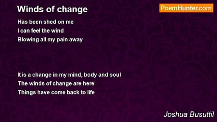 Joshua Busuttil - Winds of change