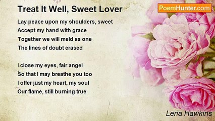 Leria Hawkins - Treat It Well, Sweet Lover
