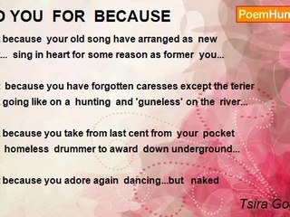 Tsira Gogeshvili - TO YOU  FOR  BECAUSE