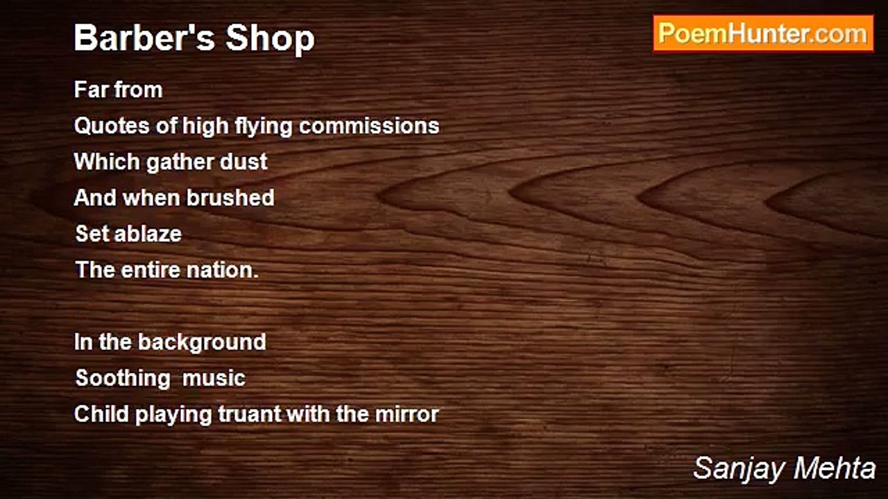 Sanjay Mehta - Barber's Shop