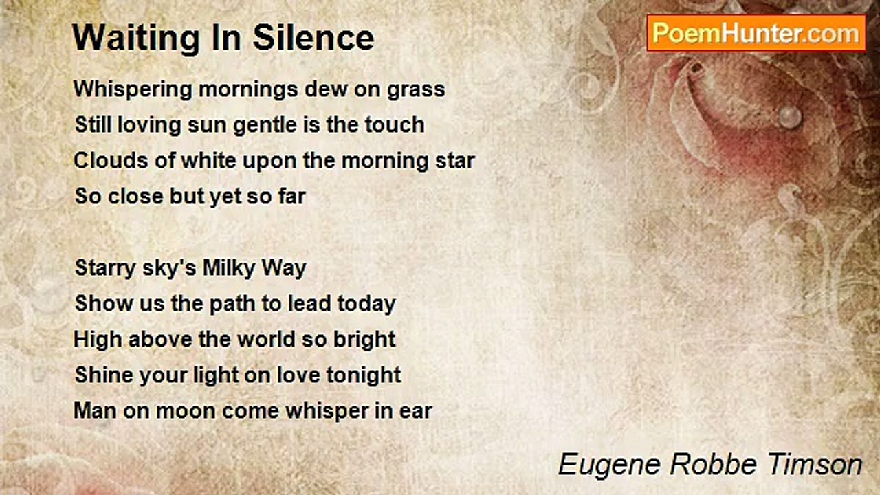 Eugene Robbe Timson - Waiting In Silence