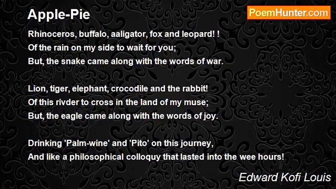 Edward Kofi Louis - Apple-Pie