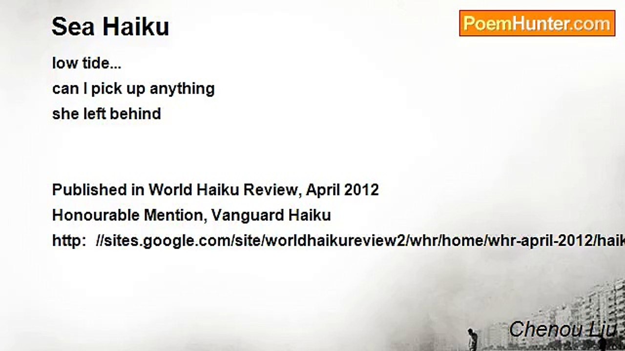 Chenou Liu - Sea Haiku