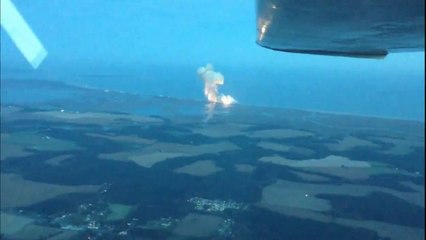 Angle unique pour voir l'explosion au décollage d'Antarès